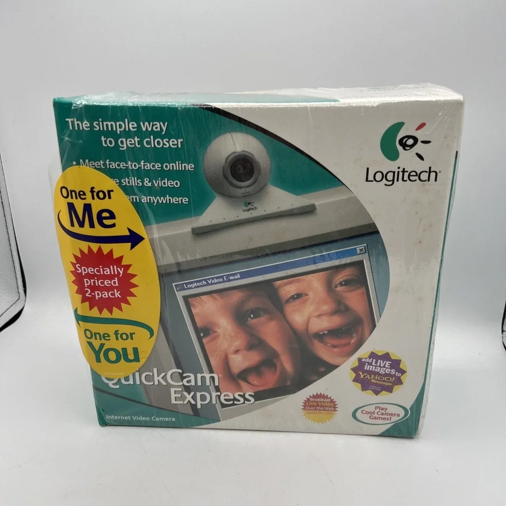 LOGITECH QUICKCAM‎ EXPRESS USB CORD NEW 2 Pack 2000